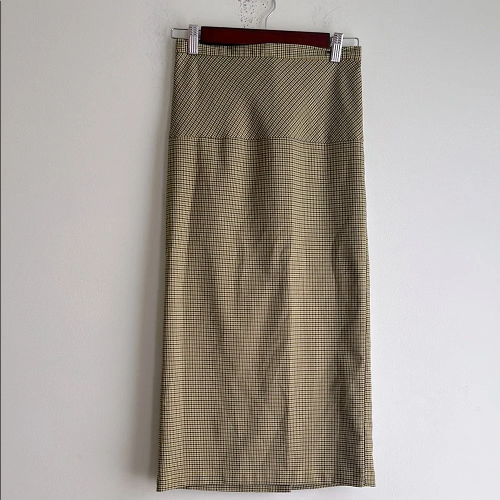 Urban Outfitters Plaid Pencil Skirt
